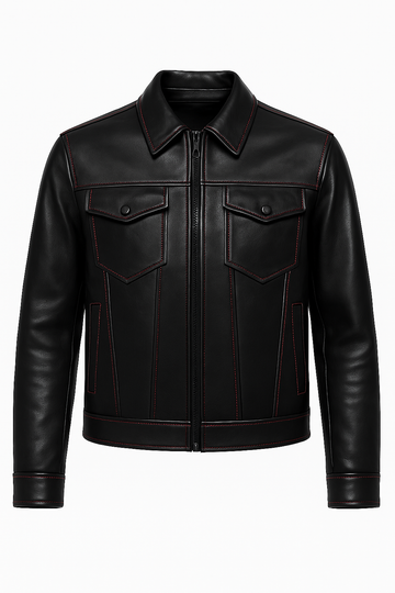 BLOODSTITCH BLACK LEATHER JACKET