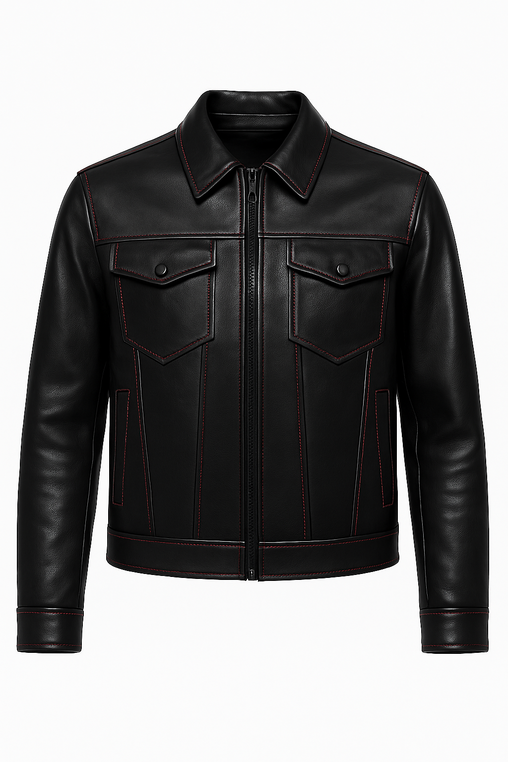 BLOODSTITCH BLACK LEATHER JACKET